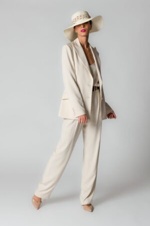 Top donna in viscosa sand