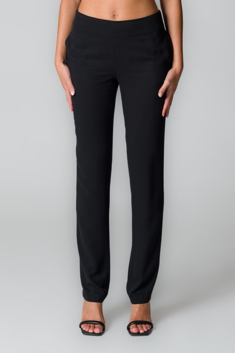 Pantaloni donna skinny neri - immagine 2