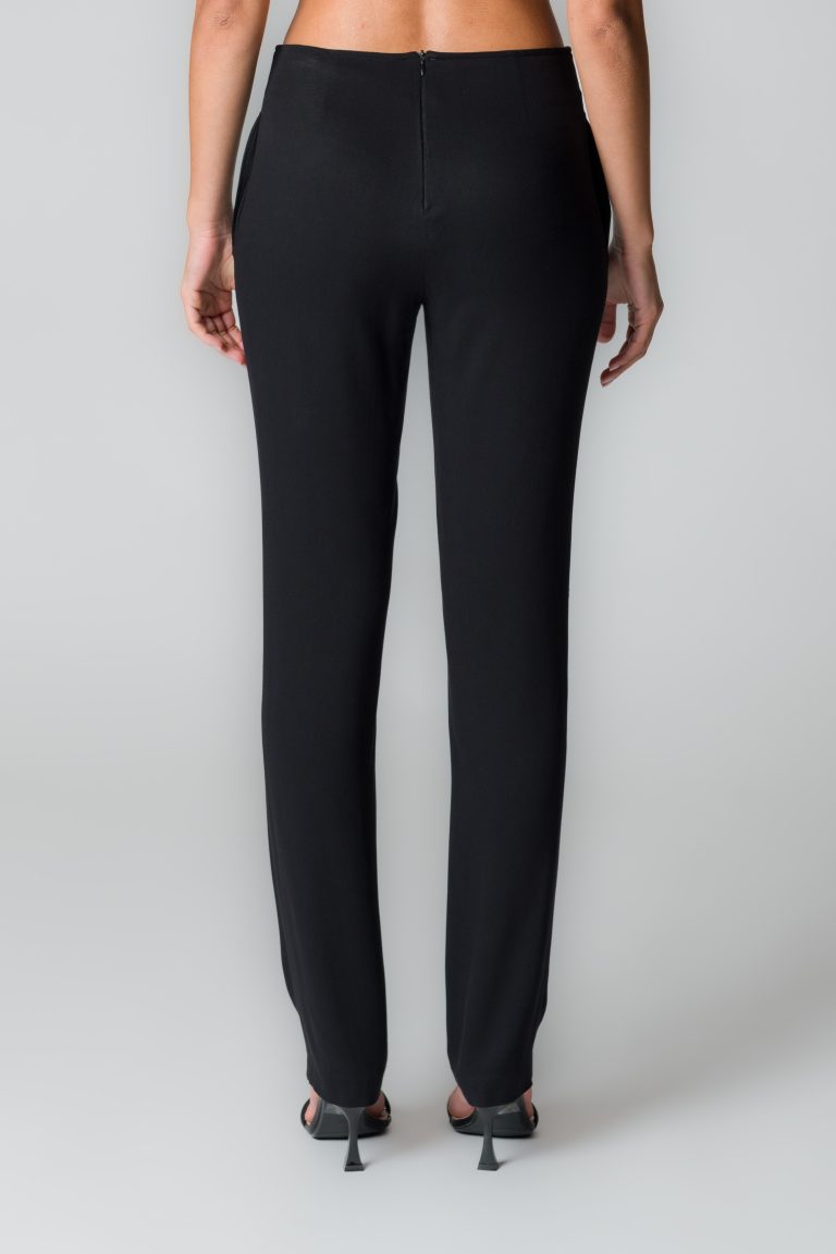 Pantaloni donna skinny neri - immagine 3