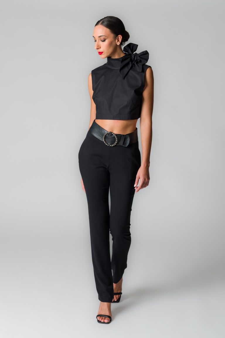 Pantaloni donna skinny neri - immagine 4